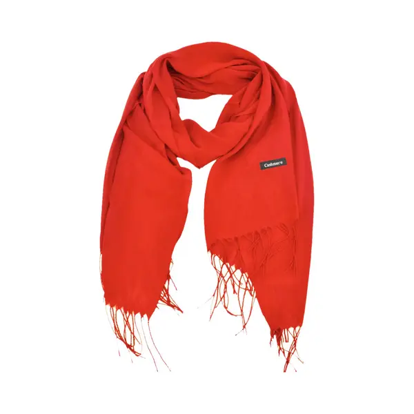 Pashmina Sjaal - Rood | Polyester | 180 X 70 Cm | Fashion Favorite thumbnail