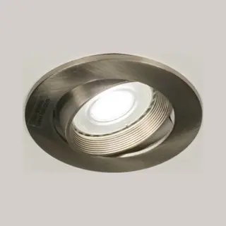 Lumidora Inbouwspot 64473 - Dallas - GU10 - Staalgrijs - Metaal - ⌀ 8.5 Cm