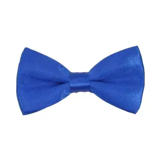 Fako Fashion® - Kinder Vlinderstrik - Vlinderdas - Effen - 10cm - Royal Blauw