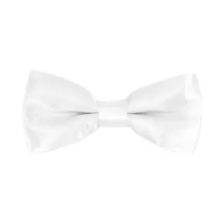 Fako Fashion - Kinder Vlinderstrik - Vlinderdas - Kinderstrik - Strik - Effen - 10cm - Wit