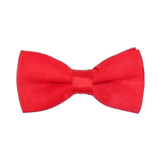 Fako Fashion - Kinder Vlinderstrik - Vlinderdas - Kinderstrik - Strik - Effen - 10cm - Rood