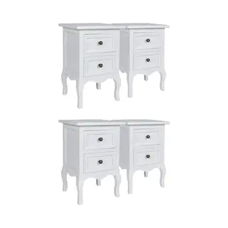 VidaXL 276039 nightstand/bedside table White