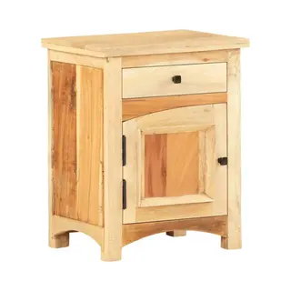 VidaXL - Nachtkastje - 40x30x50 - Cm - Massief - Gerecycled - Hout