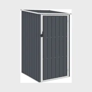 Garden Shed Anthracite 87x98x159 Cm Galvanised Steel Vidaxl