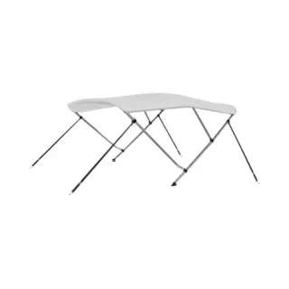 VidaXL - Biminitop - 3-boogs - 183x160x137 - Cm - Wit