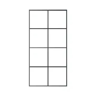 Vidaxl - Sliding Door Aluminium And Esg Glass 102.5x205 Cm Black