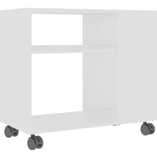 Beistelltisch Weiß 70x35x55 Cm Holzwerkstoff Vidaxl