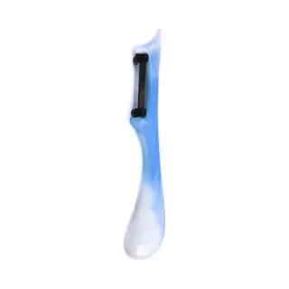 Solingen Dunschiller Star – Dubbel Mes – 19 Cm – Bi-Color – Wit Met Turquoise