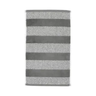 Beddinghouse Sheer Stripe - Gastendoekje - 30x50cm - Antraciet