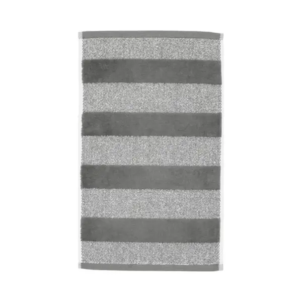 Beddinghouse Sheer Stripe - Gastendoekje - 30x50cm - Antraciet thumbnail