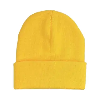 Gele Muts - Gele Beanie - Acryl - One Size - Geel