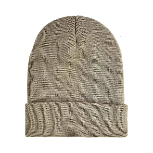 Muts Met Rand - Beanie - Acryl - One Size - Beige thumbnail