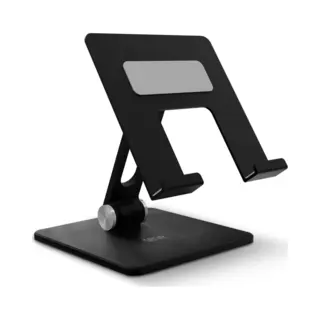 Serve Tablet Houder Xl - Opvouwbaar - Extra Stevig En Stabiel - Zwart
