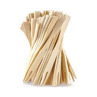 Excellent Houseware Bamboo Cocktail Forks 100 Stk.