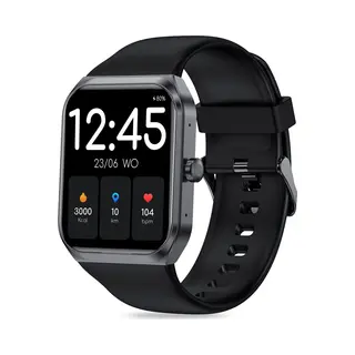 Fitage Smartwatch - Schrittzähler - Sportuhr - Schwarz