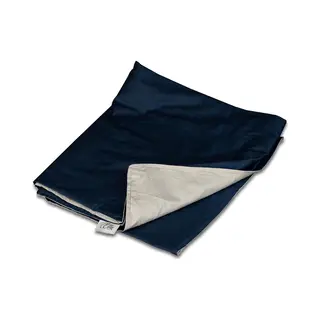 EL-Life Bezug Für El Lifes Schmusedecke | Für Die 5kg-Version Von 120x180cm | Aus 100% Bio-Baumwolle | Blau & Grau