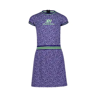 4PRESIDENT Meisjes Jurk - Deep Wisteria Aop - Maat 140 - Meisjes Jurken