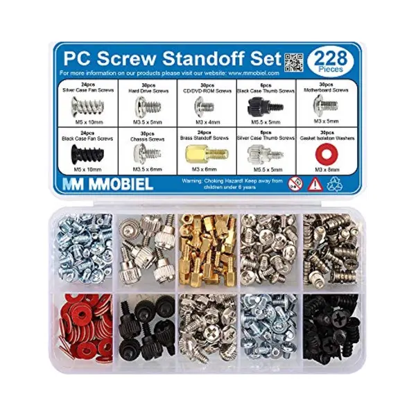 Mmobiel 228st. Pc Schroef Afstand Houder Set Voor Computer Behuizing Harde Schijf thumbnail