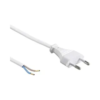 Allteq Oe-E-220-W Stromkabel Weiß 2 m Bs 1363