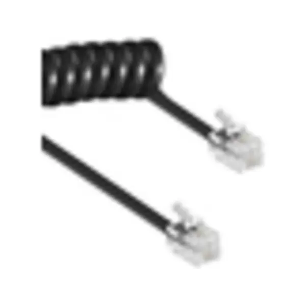 Allteq Altq-RJ11-Crld-B-2 Telefonkabel 2 m Schwarz thumbnail
