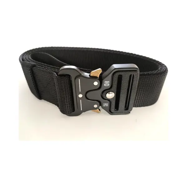 Tactical Belt (Zwart) - Military Style - Heavy Duty Riem - Veiligheidsriem thumbnail