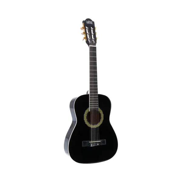 LaPaz 002 Bk 1/2 Klassieke Gitaar Zwart thumbnail