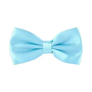 Fako Fashion - Kinder Vlinderstrik - Vlinderdas - Kinderstrik - Strik - Effen - 10cm - Lichtblauw