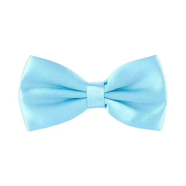 Fako Fashion - Kinder Vlinderstrik - Vlinderdas - Kinderstrik - Strik - Effen - 10cm - Lichtblauw thumbnail