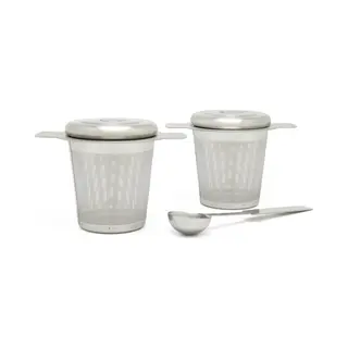 Bredemeijer Zwei Teefilter mit Teemaßlöffel