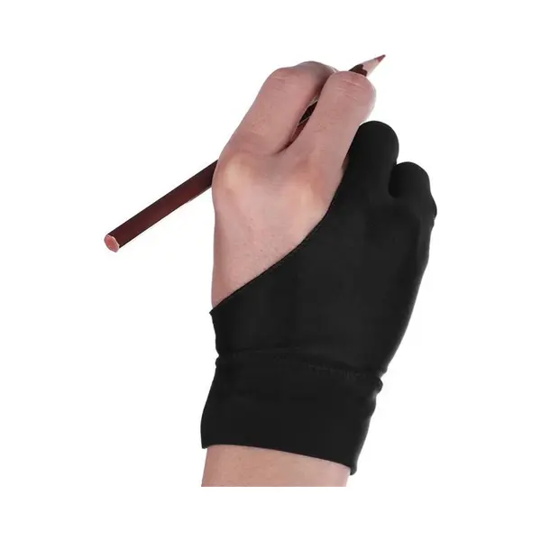 Jdbos Handig en mooi Jdbos ® Tekenhandschoen Large - Drawing / Artist Glove – Zwart – Ook Geschikt Voor Tablets - Schoencadeautjes Sinterklaas thumbnail