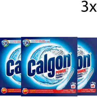 Calgon 3 In 1 Poeder Wasmachine Reiniger En Anti Kalk - 3 X 1, 5kg - 3 X 60doseringen