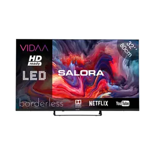 Salora FOD32HV tv 81,3 cm (32") Hd Smart Tv Wifi Zwart 200 cd/m²