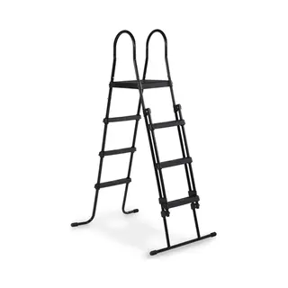 Exit zwembadtrap voor framehoogte van 108-122cm - zwart