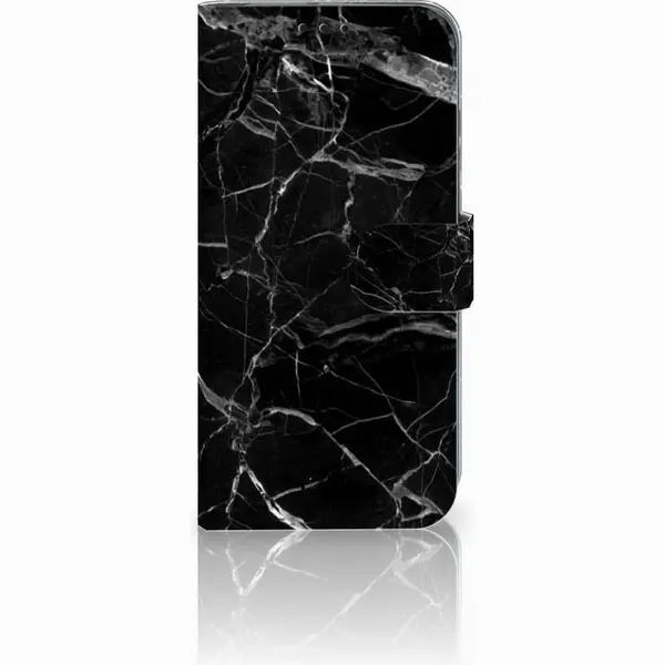 B2Ctelecom Honor 10 Lite Bookcase Marmer Zwart - Origineel Cadeau Vader thumbnail