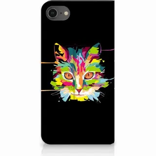 B2Ctelecom IPhone 7 | 8 | Se (2020) | Se (2022) Magnet Case Cat Color