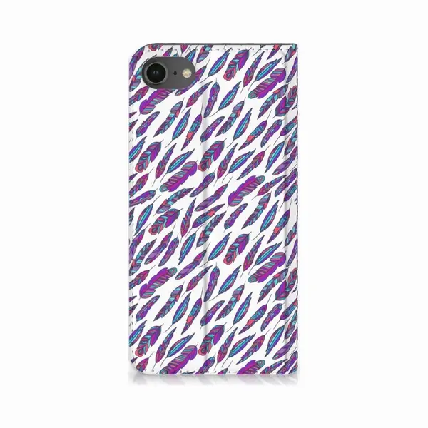 B2Ctelecom IPhone 7 | 8 | Se (2020) | Se (2022) Hoesje Met Magneet Feathers Color thumbnail