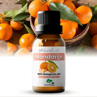 Zenful Mandarijn Olie - 100% Biologisch & Puur - Mandarijnolie - Etherische Olie - Natuurlijk - 10ml