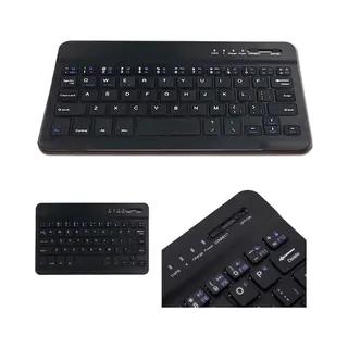 Elementkey V06 Bluetooth 3.0 Toetsenbord 7 Inch - Oplaadbaar - Geschikt Voor Ios/Android/Windows - Smart Tv - Tablet - Computers - Laptop