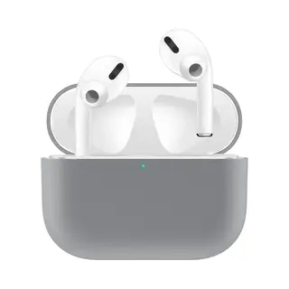 Kelerino. Siliconen Case Geschikt Voor Apple AirPods Pro - Hoesje - Grijs
