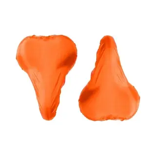 Fiets Zadelhoes Waterdicht - 2x - Oranje - Voordelige Zadelhoezen Voor De Fiets/brommer - Pvc