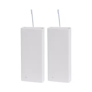 2x Witte Verwarming Waterverdamper 20 Cm - Waterverdampers Voor De Verwarming - Luchtvochtigheid Verhogen