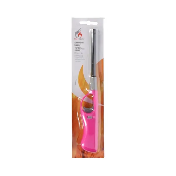 Gasaansteker - Navulbaar - 26 Cm - Roze - Bbq Aanstekers thumbnail