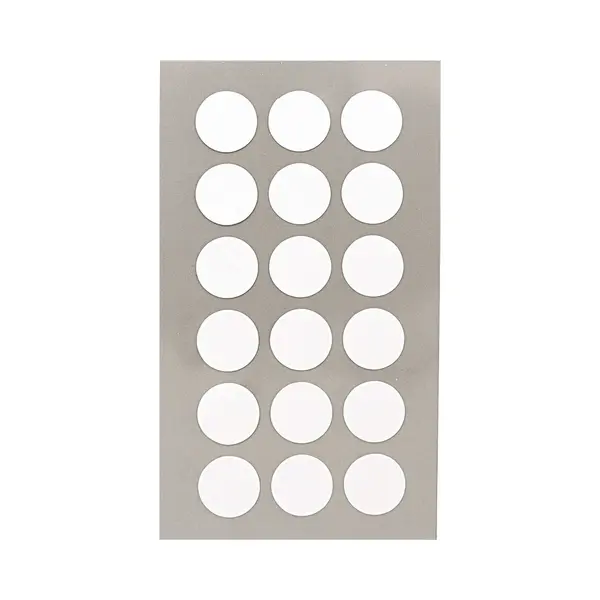 Hobby Stickers - 216x Stuks - D15 Mm - Witte Ronde Stickers - Kantoor Stickers - Scrapbook - Knutselmateriaal thumbnail
