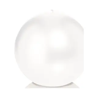 Trend Candles Bolkaars Glad - Wit - 8 Cm - 25 Branduren - Ronde Kaarsen