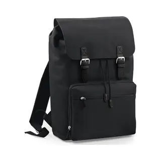 Bagbase Vintage Rugzak/rugtas - 49 X 30 X 17 Cm - Schooltas - Laptoptas/boekentas - Zwart