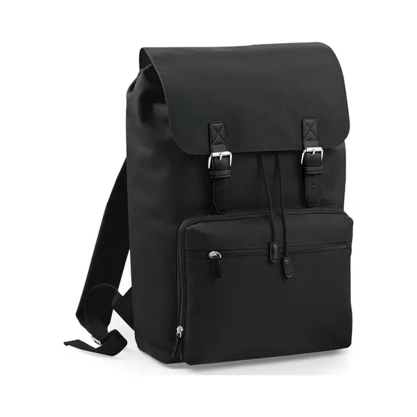 Bagbase Vintage Rugzak/rugtas - 49 X 30 X 17 Cm - Schooltas - Laptoptas/boekentas - Zwart thumbnail