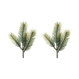 Decoris Dennentakjes - Groen - 23 Cm - Kerstversiering - Kersttakjes - Kerstdecoratie - Kunsttakken
