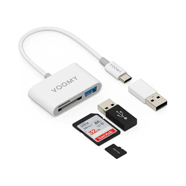 Voomy Connect H2 - 3 in 1 Sd kaartlezer thumbnail