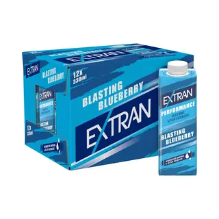 Extran - Sportdrank - Performance - Blasting-blueberry - 12 X 0, 33l
