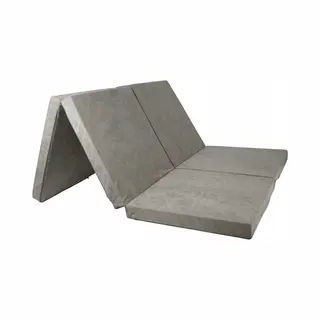 Viking Choice - Faltbare 2-personen-matratze – Waschbarer Bezug – 195 Cm X 120 Cm X 7 Cm – Grau